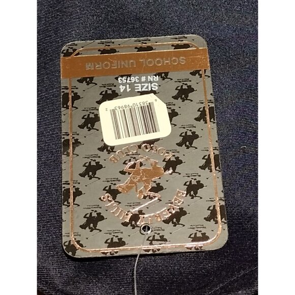 Beverly Hills Polo Club Girls' School‎ Uniform Jumper Dress Navy Size 14 - Picture 2 of 5